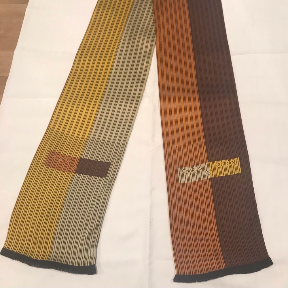 Vintage Charles Jourdan Silk Scarf